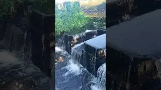Water gate open, water level getting low, and the lock system at work!