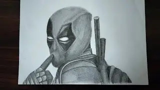Deadpool 2 time lapse - complete realistic drawing 🔥 @art_by_soul #drawing #like