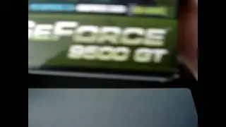 XFX geforce 9500 gt 1Gb Unboxing