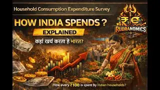 Household Consumption Expenditure Survey- MoSPI 2025 | How India spends ? EXPLAINED UPSC Rudranomics