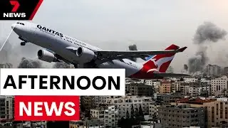 Israel retaliation anticipation, Qantas flight turns back | 7NEWS