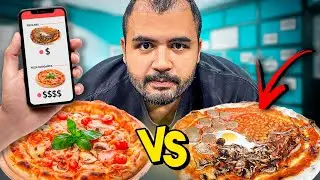 PEDI A PIZZA MAIS BARATA E A MAIS CARA DO APLICATIVO! QUAL É A MELHOR?