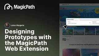 Использование веб-расширения MagicPath для проектирования и создания прототипов.
