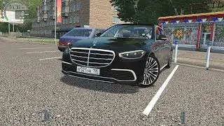 City Car Driving || 2021 Mercedes S450 W223 || Logitech Wheel