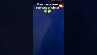 Free runny nose courtesy of winter 😂🤧 #winterfeels #snowlife