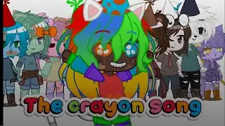 The crayon song || foi arruinada pelo branquinho|| #gacha || #capcut || #meme || #jusnidograu ||