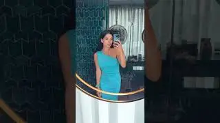 Turquoise 💎 dress for the one and only @yana.raii