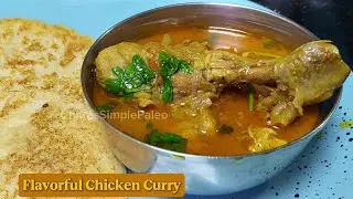 🍗 Flavorful Chicken Curry with Freshly Blended Spices#LowCarbDinner #ChickenRecipe#ketodinner#paleo