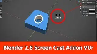 Blender 2.8 Screencast Keys Addon VUr : New Features