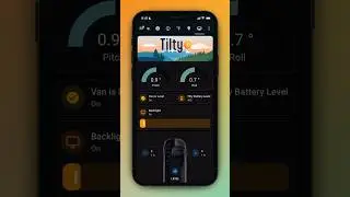 Home Assistant smart leveling dashboard! #smarthome #smartvan #automation #vanlife #homeassistant