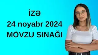 Fizika|İzə|Mövzu sinagi|24.11.2024