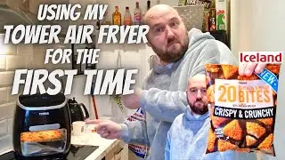 Using My TOWER AIR FRYER For The FIRST TIME || Iceland || Food Review || NEW CORNFLAKE CHICKEN BITES