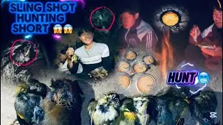 NIGHT BIRD 🦅 HUNTING 🥶😱l SLINGSHOT IN NEPAL 😱ll