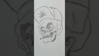 how to draw a vampire skull || pencil sketch for beignners || easy drawing || Drawing