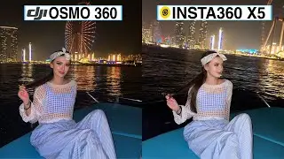 DJI Osmo 360 Vs Insta360 X5 Night Mode Low Light Camera Test Comparison
