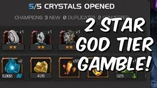2 Star God Tier Gamble?! - Soft Spot Crystal Opening! - Marvel Contest Of Champions