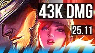 TWISTED FATE vs AKALI (MID) | 43k DMG | KR Diamond | 25.11