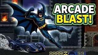 Old School Batman Arcade - Combat & Batmobile Missions! #retrogaming  #retro #gaming