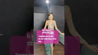 On average, contestants wearing fringe dance dresses like... #VietnamNextTopModel2025