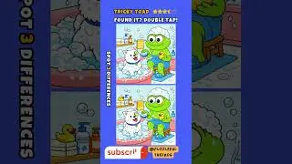 Can you beat this spot the difference puzzle? #shorts #challenge