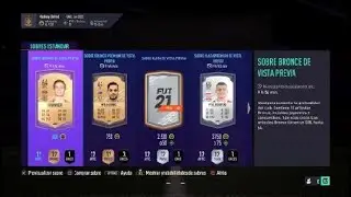FIFA 21 packaging cards and guess players