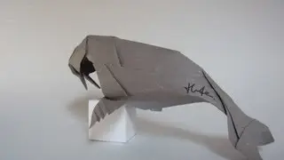 How to fold Origami Walrus 摺紙海象教學 ( Kade Chan )
