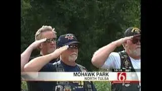 Troop 26 Scouts assist in 2012 Flag Day - Flag Retirement Ceremony