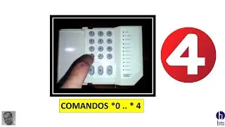 Alarma DSC comandos *0 hasta *4