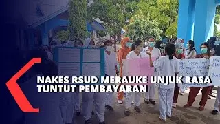 Nakes RSUD Merauke Unjuk Rasa Tuntut Pembayaran