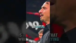 Zlatan savage response while he was crying 🥶