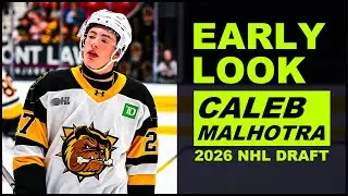 CALEB MALHOTRA HIGHLIGHTS | 2026 NHL Draft