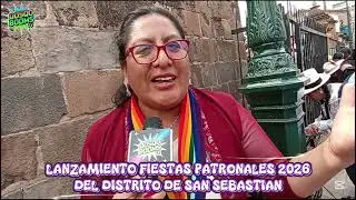 LANZAMIENTO DE LAS FIESTAS PATRONALES DEL DISTRITO DE SAN SEBASTIÁN.