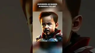 Avengers As Babies | AI Generated Art | Marvel Comics Fan Art