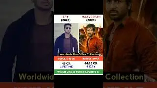 SPY vs Maaveeran movie || Box Office Collection || Comparison