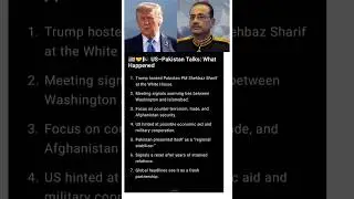 US&ndash;Pakistan Talks: A Warning for India? #worldnews #geopolitics #india #usa #pakistan