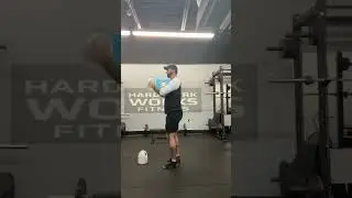 Overhead tricep extension - utilizing isometrics or water jug weights