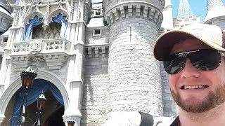 Walking through Cinderella's Castle at Walt Disney World Resort!