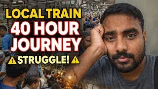 From Pune to Ranchi 😱 | 40 Hours in Local Trains | Real India Journey This Train Journey Changed Me 