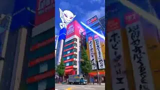 Pixel Alien War at Taito Station 👾 Battle in Akihabara Streets | #PixelWar #Tokyo