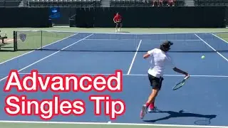 Advanced Tip For Approach Shot Success (Tennis Strategy Explained)