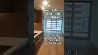 🌟 Canada House | Prime Downtown Toronto 💰 $538,000  🛏️ 1 Bed + Den | 🛀 1 Bath