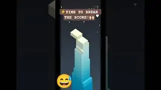 🔥 Can I Beat the High Score in Stack? | #viralshorts #games #stack #highscore