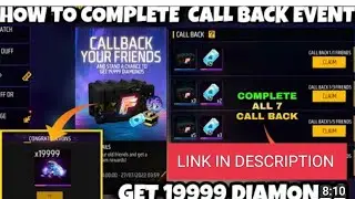 call back event free fire  kaise  complete karray #callbackeventfreefire call back 0/1 friends