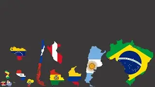 South America countries Size Comparison (2022)