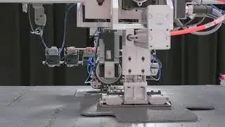 TITAN 5540M automatic serging machine for door mats and car mats