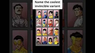 Who's got the most swag? #invincible #variant #superhero #villain #viltrumite #tvshow #primevideo