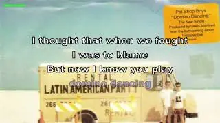 Pet Shop Boys - Domino Dancing (Instrumental, BV, Lyrics, Karaoke)