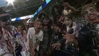 ATL@SD: Fans dress up for Zombie Night at Petco
