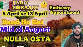 Italy Public Notices Embassy Letter and Gerry Ki Appointment @CbConsultant