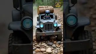 Tiny Superhero Drives DIY RC Truck Over Rocks! Bouncing Suspension Action | #RCTrucks